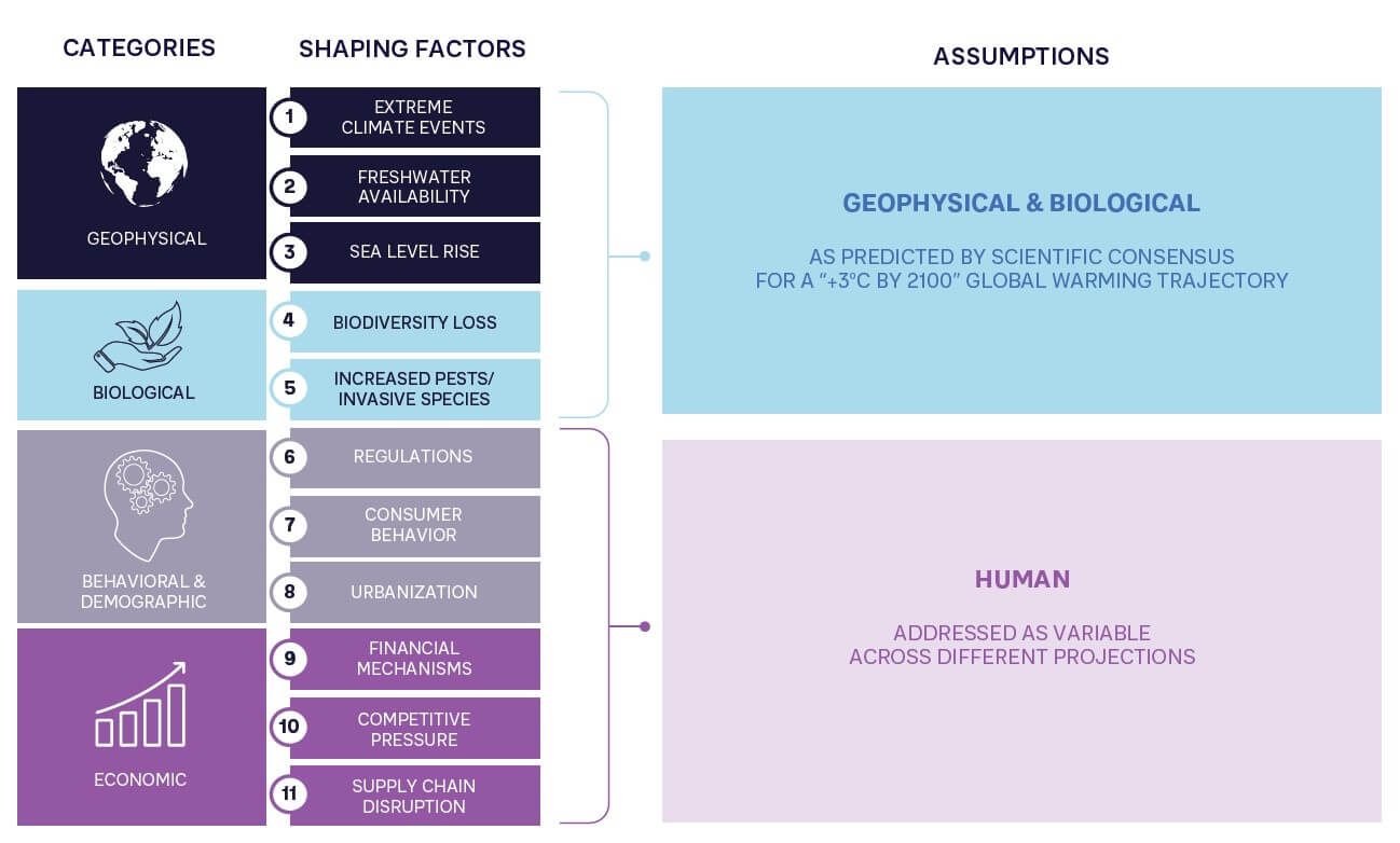 FIGURE 1: SHAPING FACTORS FOR CLIMATE CHANGE ADAPTATION